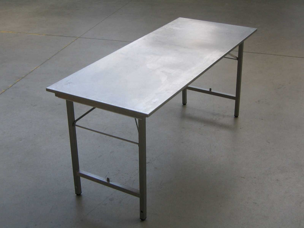40742 Mesa aço inoxidável Blanco 160 x 70 x 85 cm