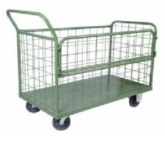80471 Carro tela com rodas verde