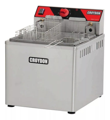 40647 Fritadeira óleo 2 cestas 15 l 220 V 8 kW