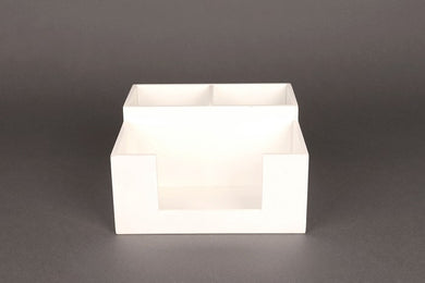 30649 Caixa para talheres madeira branca 21 x 21 cm