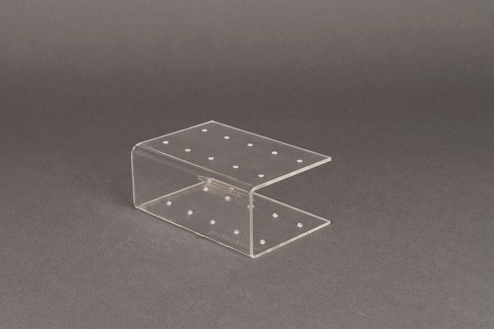 30653 Porta pirulito acrílico 10 furos 15 x 10 cm
