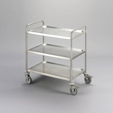 40708 Carrinho de serviço inox 2 níveis