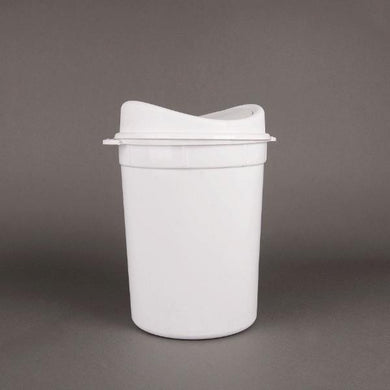 70308 Lixeira plástico branca 12 l 36 x 25 cm